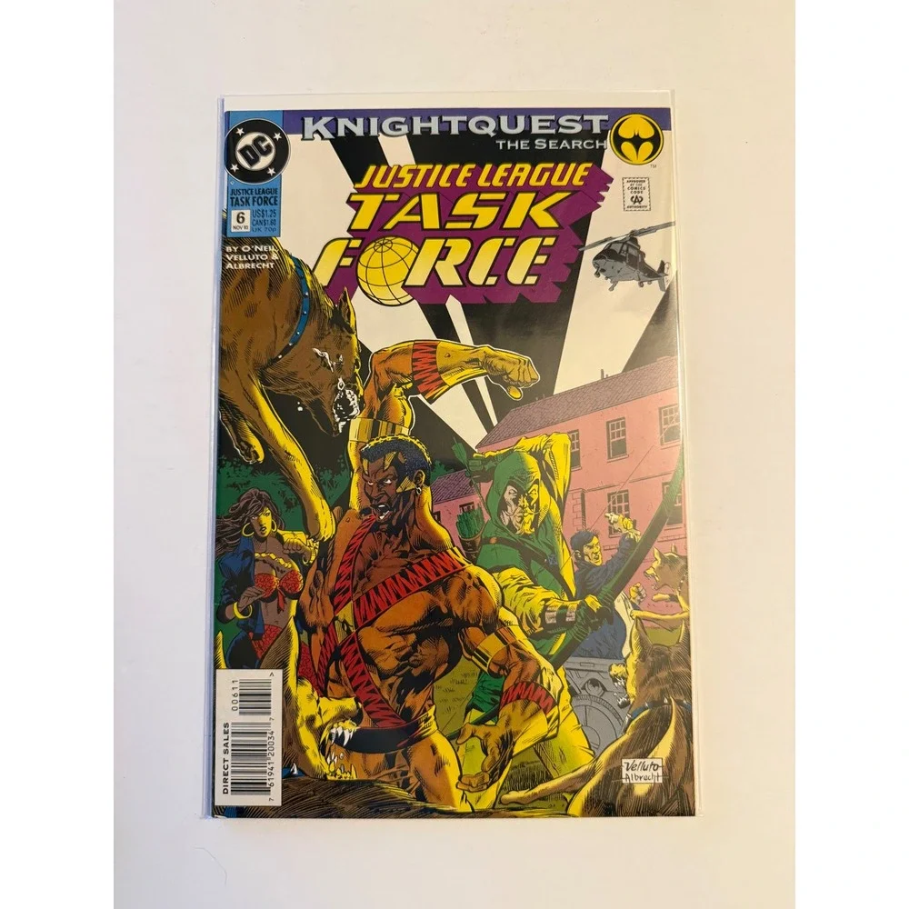 Justice League Task Force‎ 6 DC Comics 1993 Knightquest The Search Bronze Tiger